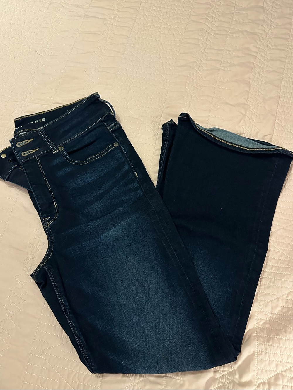American Eagle Hi-Rise Artist Flare jeans